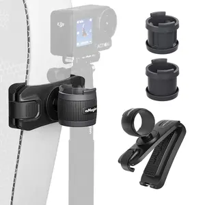 Backpack Strap Selfie Stick Holder for Action Cameras, Quick Access Clip Mount for Insta360, DJI Osmo Action & GoPro
