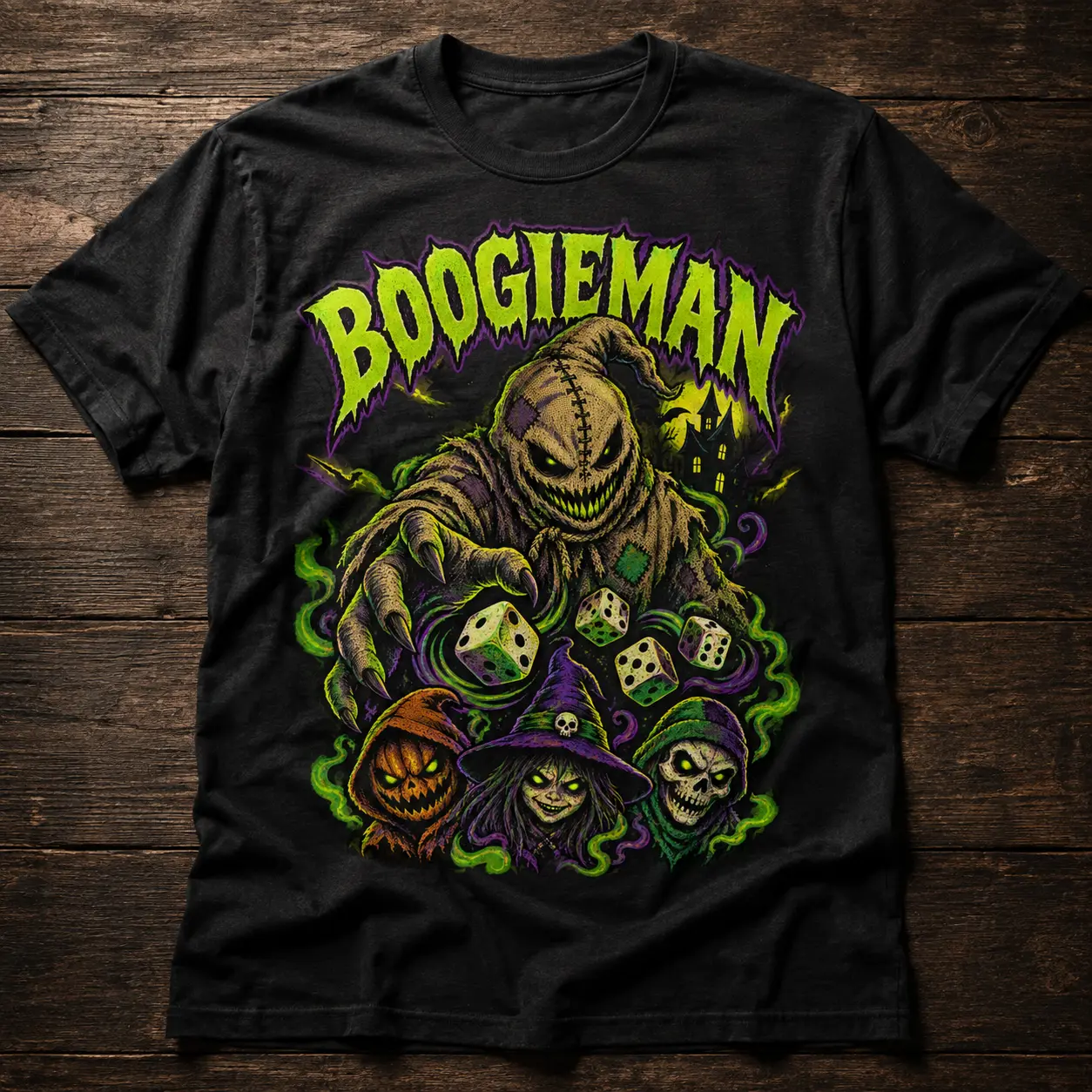 Original Halloween Boogieman Oogie Boogie Unisex Heavy Cotton Graphic Tee