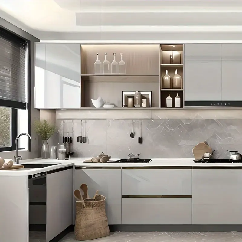 One roll[23.62*393.70 in]Luxurious Golden Marble Pattern Self-Adhesive Kitchen Wallpaper Roll -  Oil-Proof, Easy to Apply on Stove Tops, Countertops, Tiles & Cabinets - Washable, Stripe Design Home Decor Upgrade, Stove Top Protectors
