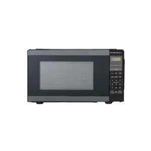 0.9 Cu Ft Countertop Microwave Oven, 900 Watts, Black Stainless Steel, New