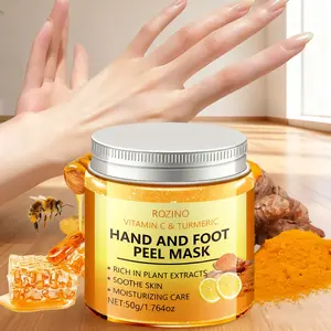 Vitamin C & Turmeric Hand Mask — a gentle treat for hands, helping to boost a fresh, luminous look while delivering lasting moisture and nourishment