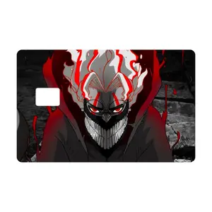 Okarun dandadan debit credit card sticker skin funny durable vinyl