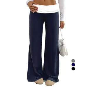 Women's Colorblock Pants, Casual Comfy Trousers for Daily Wear, Ladies Bottoms for All Seasons,baggy leggings, Casual Fashion Pants（gift） Womenswear Elegance