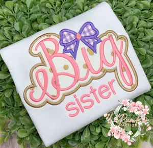 Big sister appliqué