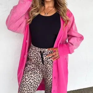 Pink Cardigan - Simple Pink Cardigan as Described