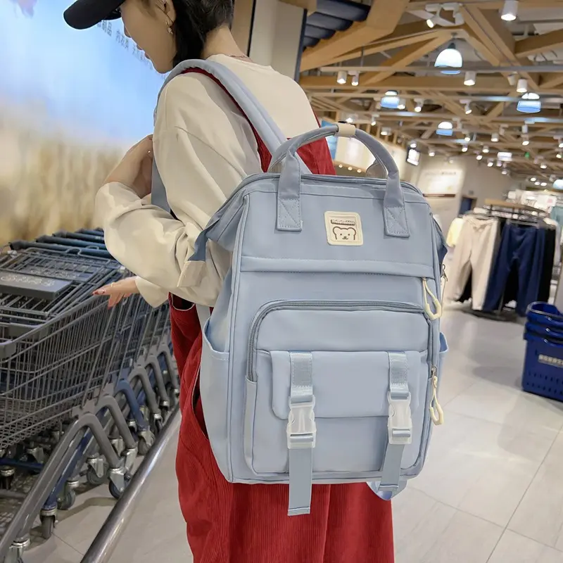 Students School Backpack For Junior High School Girls Animemanga Themed