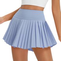 Light Blue-Pleat Front