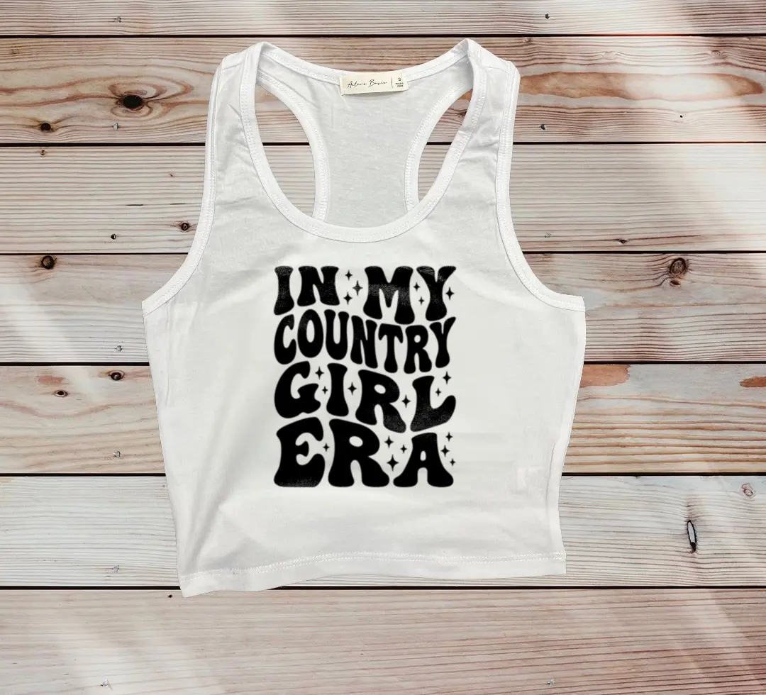 In My Country Girl Era Cropped Tank Top