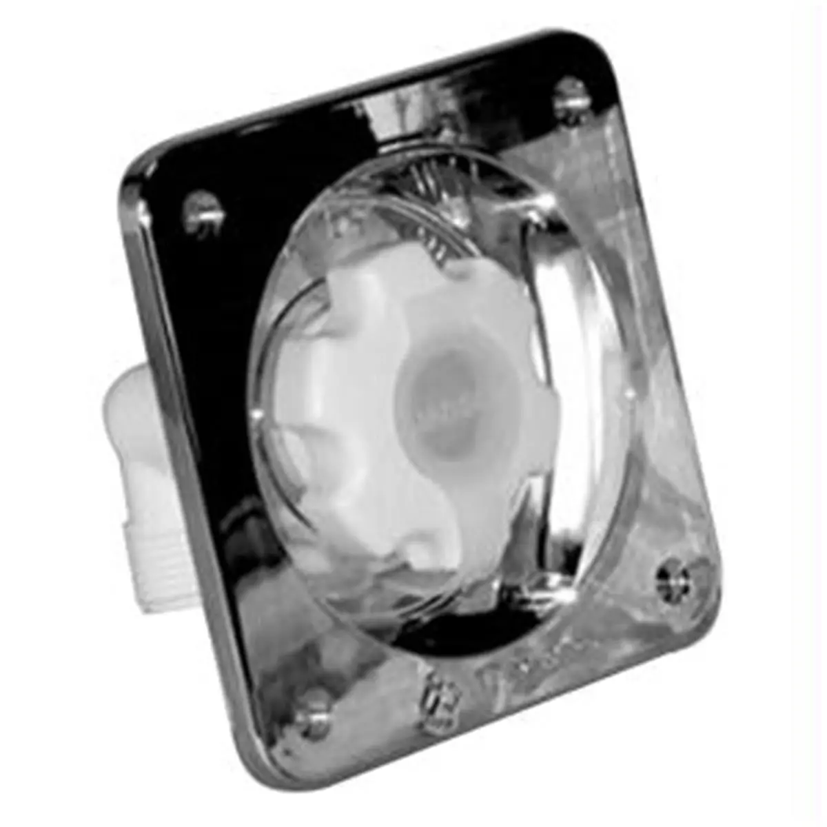 Jabsco Series 44411 Flush Mount Water Pressure Regulator Unit - 45psi Chrome Finish, for City Water System, Campground Faucet, Dock-Side Plumbing Users