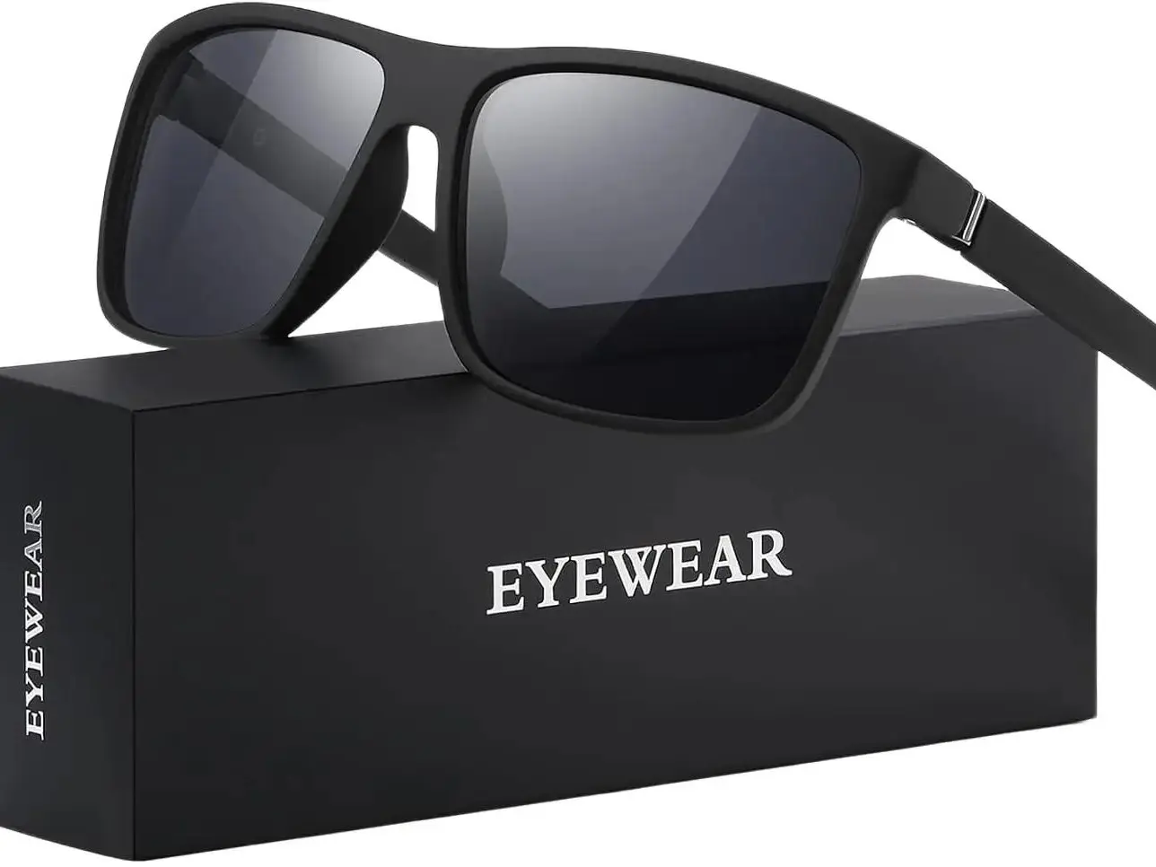 Retro Polarized Sunglasses for Men & Women - Classic Black UV Protection Driving/Fishing Sunglasses - Unisex Vintage Style Retro Polarized Sunglasses for Men & Women - Classic Black UV Protection Driving/Fishing Sunglasses - Unisex Vintage Style