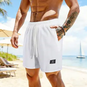 Men’s corduroy shorts, solid color, men’s shorts, for everyday wear, outdoor sports, and travel/vacation, beige, casual shorts