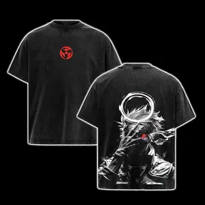 Naruto Anime Kakashi Washed T-Shirt, Anime Fan Shirt, Menswear, Unisex, Comfort T-shirt, Vintage Washed Tee, Oversized Streetwear, Graphic Anime Print, Naruto Fashion, Manga Apparel, Casual Wear