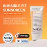 NIDA Invisible Fit Sunscreen Lightweight Spf Sensitive Facial