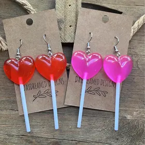 Heart Lollipop Earrings