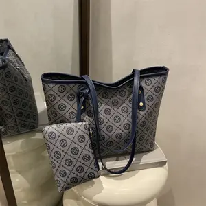 Printed Canvas Tote Bag for Women – Trendy Large Capacity Shoulder Tote, Stylish Mom & Daughter Matching Shopping Bag, Lightweight Everyday Carry Handbag for Work, School, Travel, Grocery & Casual Daily Use