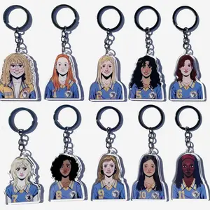 Yellowjackets Character Keychain - Clear Acrylic Charm