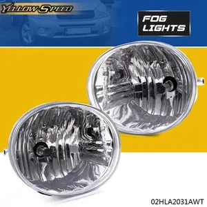 Fit For 2004-2005 Toyota RAV4 Factory Fit Fog Light Bumper Kit Clear Lens Pair Led Backlights