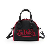 Black and Red Two-Tone Bowling Bag