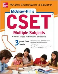 USED-McGraw-Hill's CSET Multiple Subjects: Strategies + 3 Practice Tests by Knable, Cynthia (Paperback)