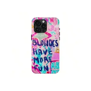 Mclaiwoodshop Blondes Have More Fun Phone Case Phone Cover Hard Cases Magnetic Phone Case  Phone Grip,Phone Cover For IPhone 16 15 14 13 12