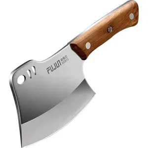 Meat Bone Cleaver Knife for Meat Cutting Handmade Hand Forged Bone Chopper Knife