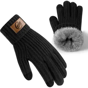 Copcape Winter Gloves for Men Women, Mens Gloves for Cold Weather Warm Thermal Fleece Lined Touchscreen Fingers for Outdoor