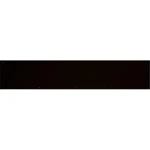 212 MAIN Dark Bronze Aluminum Self-Adhesive Kick Plate, 6 in. x 28 in., with Adhesive Mount & Strips (Model A09-P0628-DBADH), Self-Adhesive Kick Plates