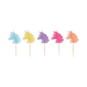 Unicorn Birthday Candles