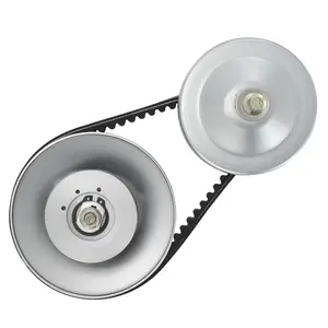 VEVOR Go-Kart Torque Converter, 3/4" Go-Kart Clutch Kit, 30 Series Asymmetrical Driver Pulley Replacement with Drive Belt, for 2-8 HP Small Engines, Replace Comet 219552, Manco 5957, Yerf Dog Q43201W