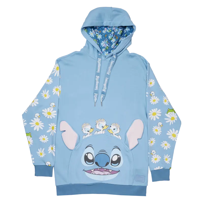 Stitch Springtime Daisy Cosplay Unisex Hoodie