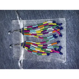 Native American Made: Fringe Beadwork Earrings
