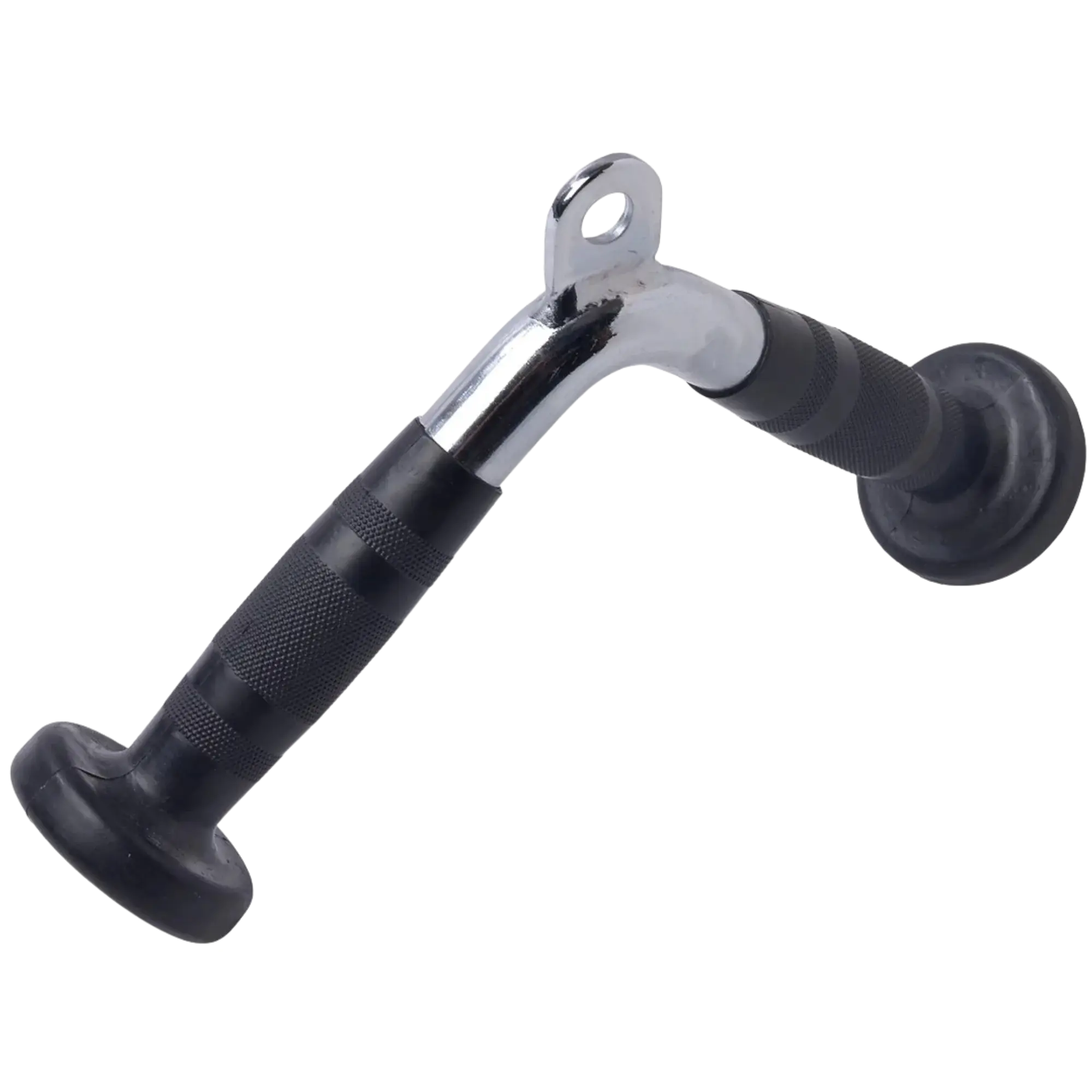 French Fitness 12" Rubber Grip Tricep Pressdown Bar (New)