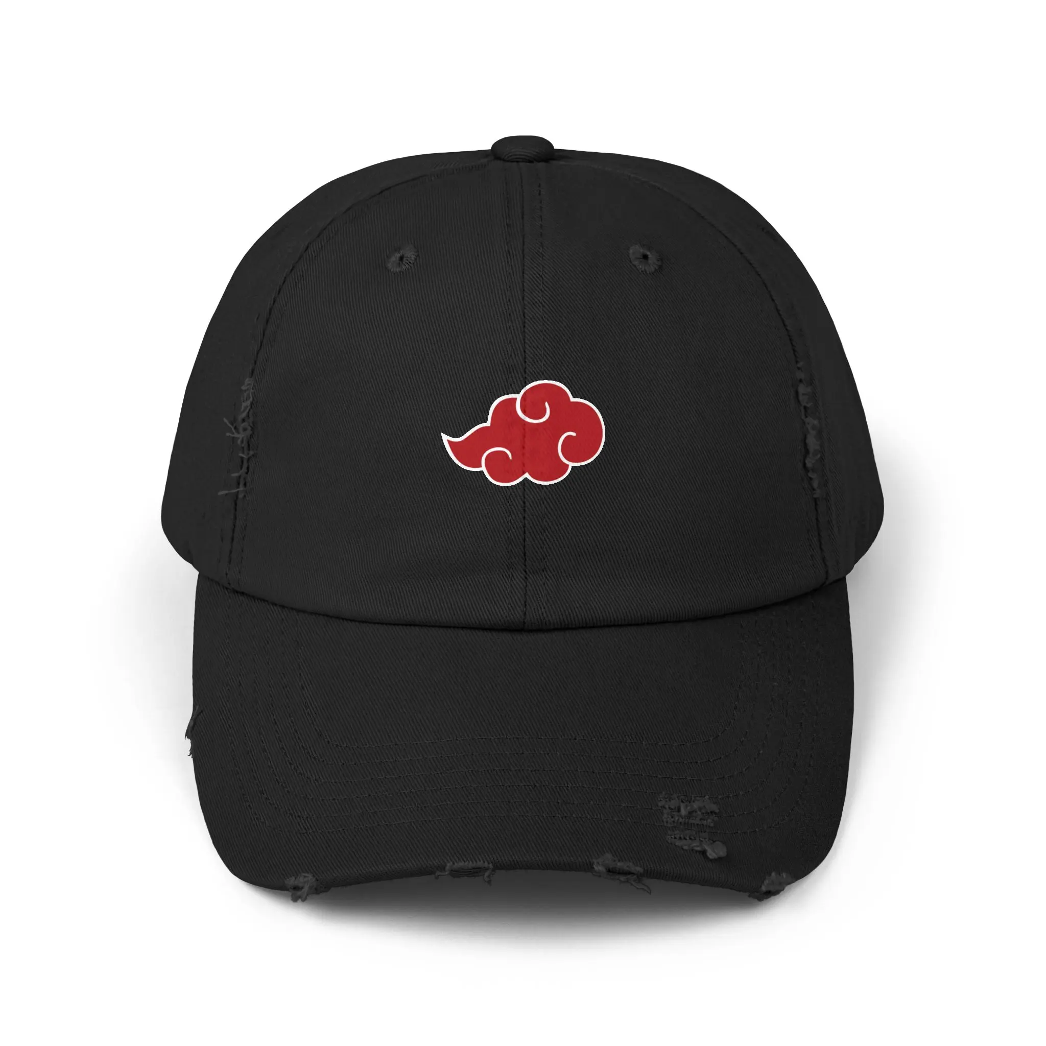 Akatsuki Cloud Hat Cap | Naruto Anime Distressed