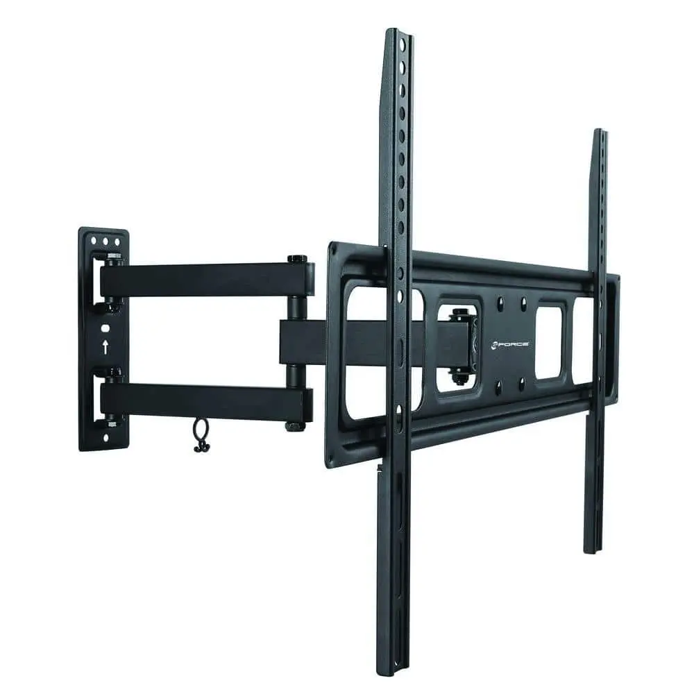 STANDARD GOODS Steel Full Motion Wall Mount Bracket for 32 in.-85 in. TVs (Including Curved TVs), Home Use, Adjustable, Modern Design, 2.5 in.-17 in. Wall Extension, Tilt & Swivel, Assembly Required