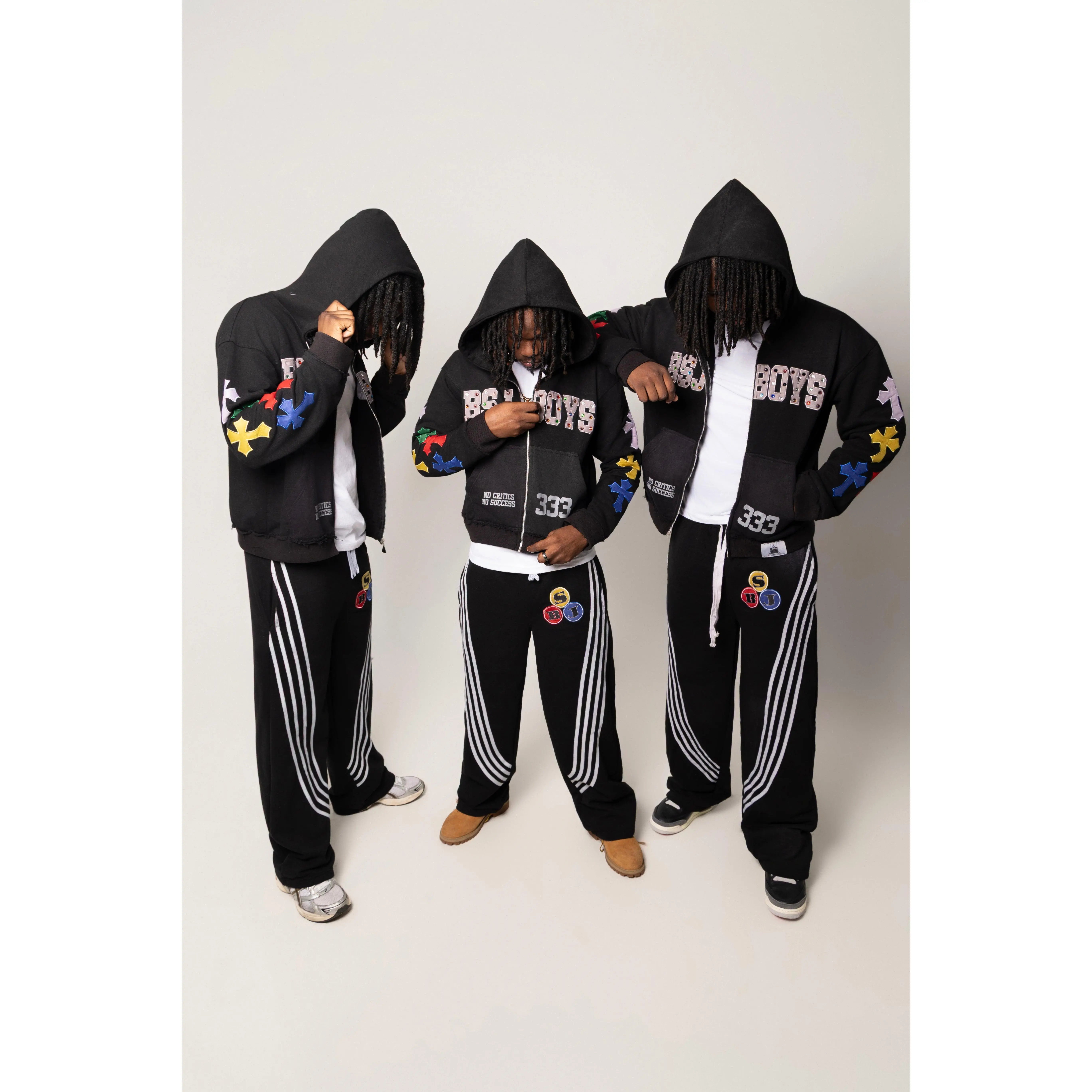 BSJ BOYS 333 Acid Zip-Up Hoodie