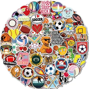 Matilda Store 97 300 Pcs Sports Stickers for kids, Sport Stickers for Water Bottles, Waterproof Water Bottle Stickers for Boys, Vinyl Laptop Stickers Packs, Kids Boys Classroom Prizes for Elementary Students