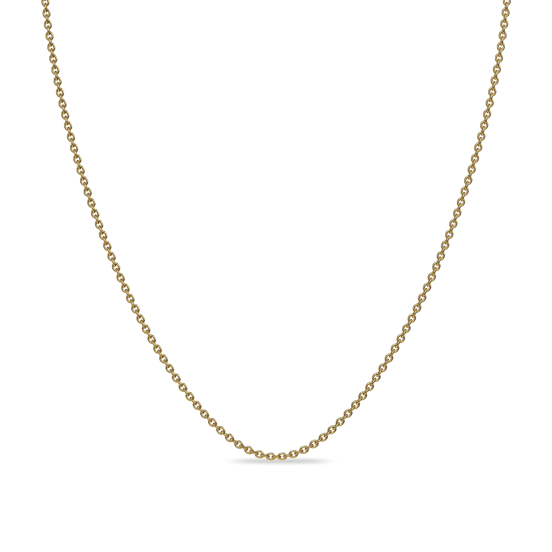 PASCAL Cable Chain Necklace 2mm for Women & Men Vintage Minimalist Jewelry for Everyday Wear