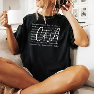 CNA Words shirt, Certified Nursing Assistant Sweatshirt, Gift for CNA shirt,  cna appreciation Sweatshirt Cotton Crewneck