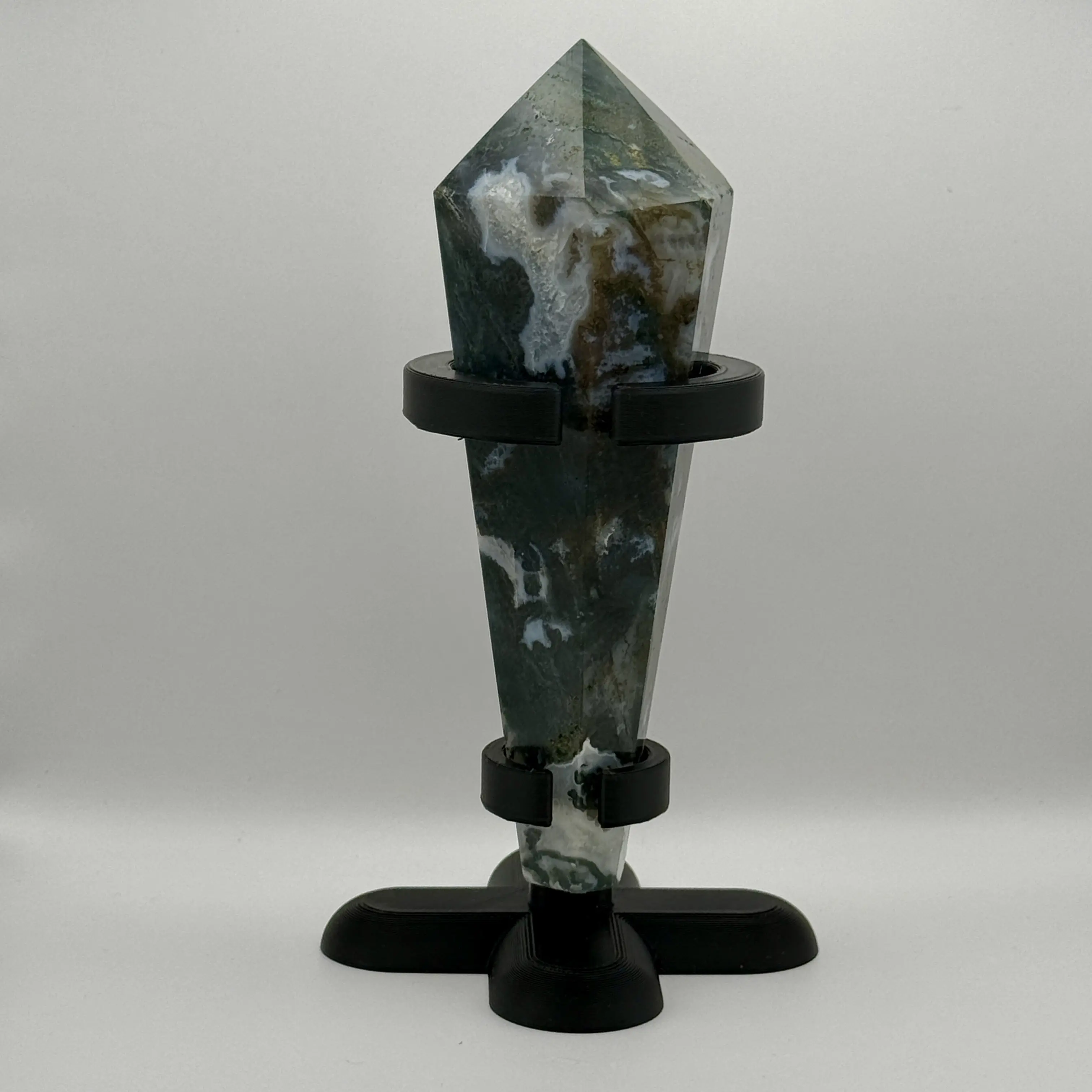 Crystal Wand Display Stand - 3D Printed And Adjustable