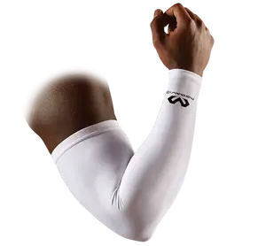 McDavid Compression Arm Sleeve Single - 80% Nylon for Warmth & Dryness - Hdc Moisture Management - UV Protection - Strong Seams - Ideal for Sports