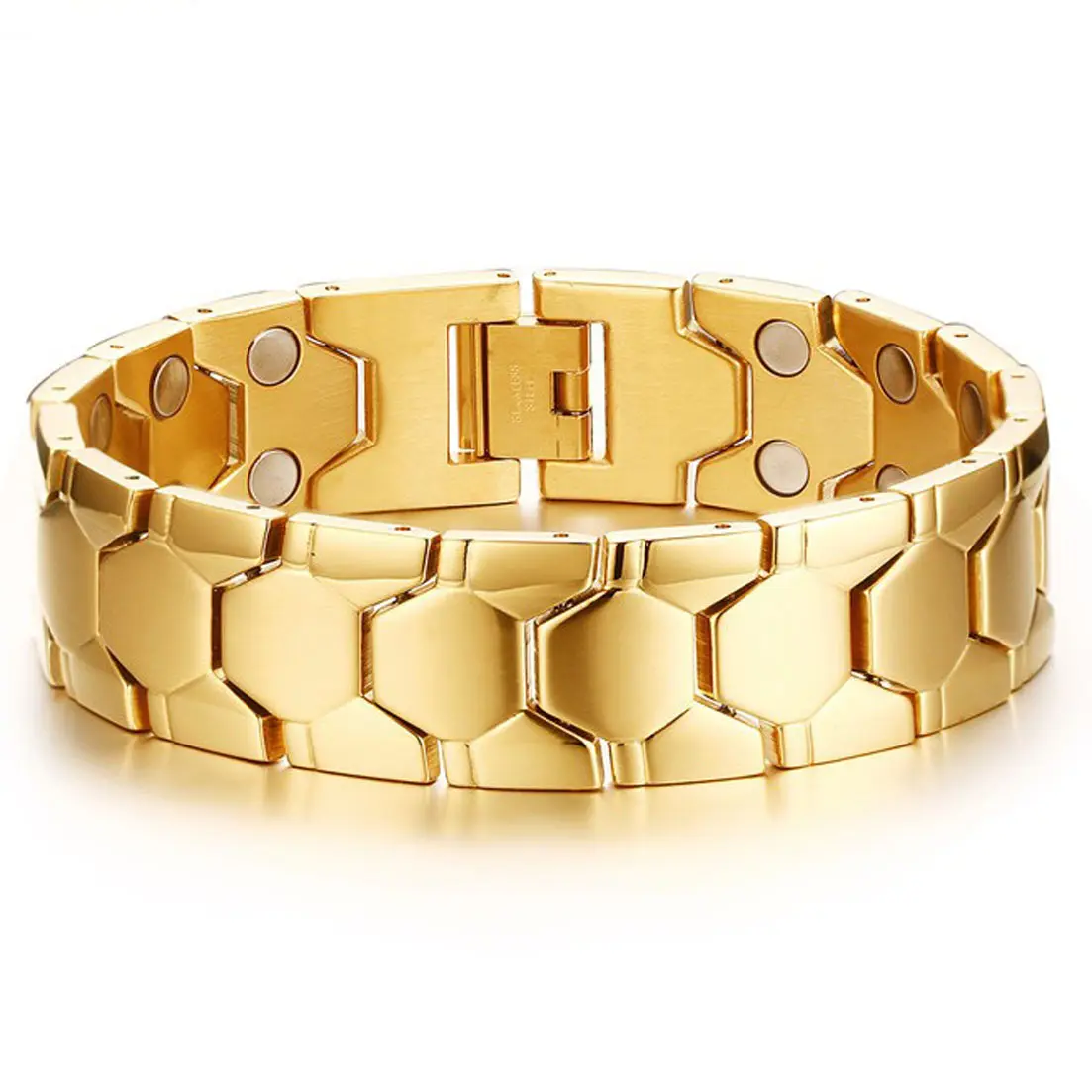 Red Copper Bangle - 316L Medical-Grade Stainless Steel, Geometric Design, Fine Polishing, Casual Fashion Costume Jewelry Accessory for Daily Wear