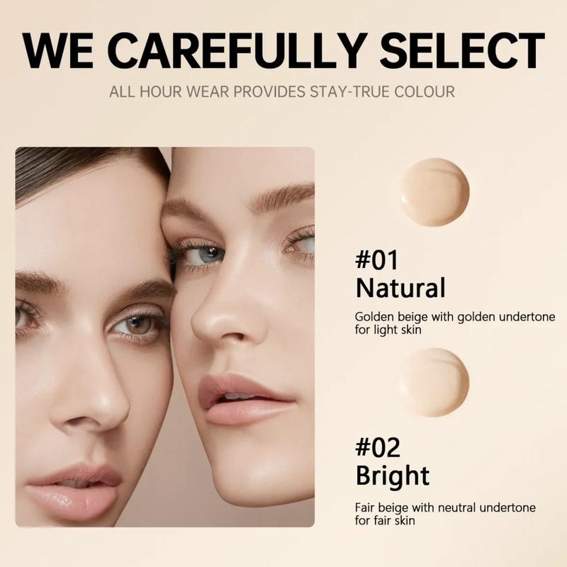 High-coverage waterproof snail BB cream - matte finish, long-lasting moisturizing and oil control, creates a natural makeup look, refreshing and non-greasy, perfect for makeup beginners, a great gift for Mother's Day, Christmas, and Valentine's Day.