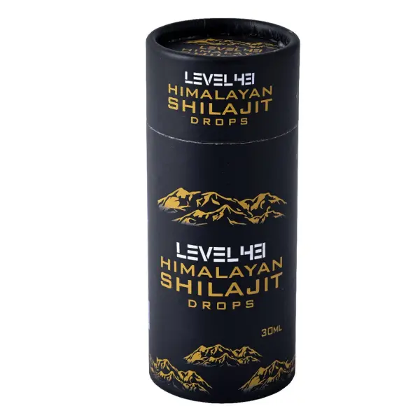 Level 43 Pure Himalayan Shilajit Drops, 100% Pure Natural, Grade A, Max Potency, Metabolism & Immune Support Supplement for Men & Women