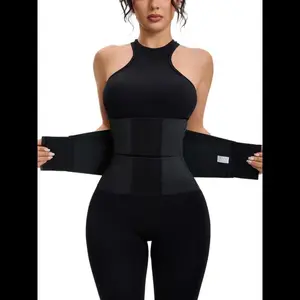 Luxe Curve 1 Count Women Sheath Waist Trainer Body Shaper Flat Belly Cincher Sweat Workout Girdle Hot Modeling Belt Corset, Belt Waist Cincher Belt Tummy Control Body Shaper with Triple Wrap Adjustable Lady Womenswear,Suitable For Various Occasions