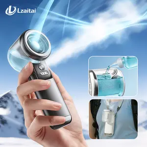 Handheld Mist Fan Portable Rechargeable Water Spray Cooling Fan, Personal Mini Fan for Face, Outdoor Travel Beach Camping Office, Summer Cooling Fan