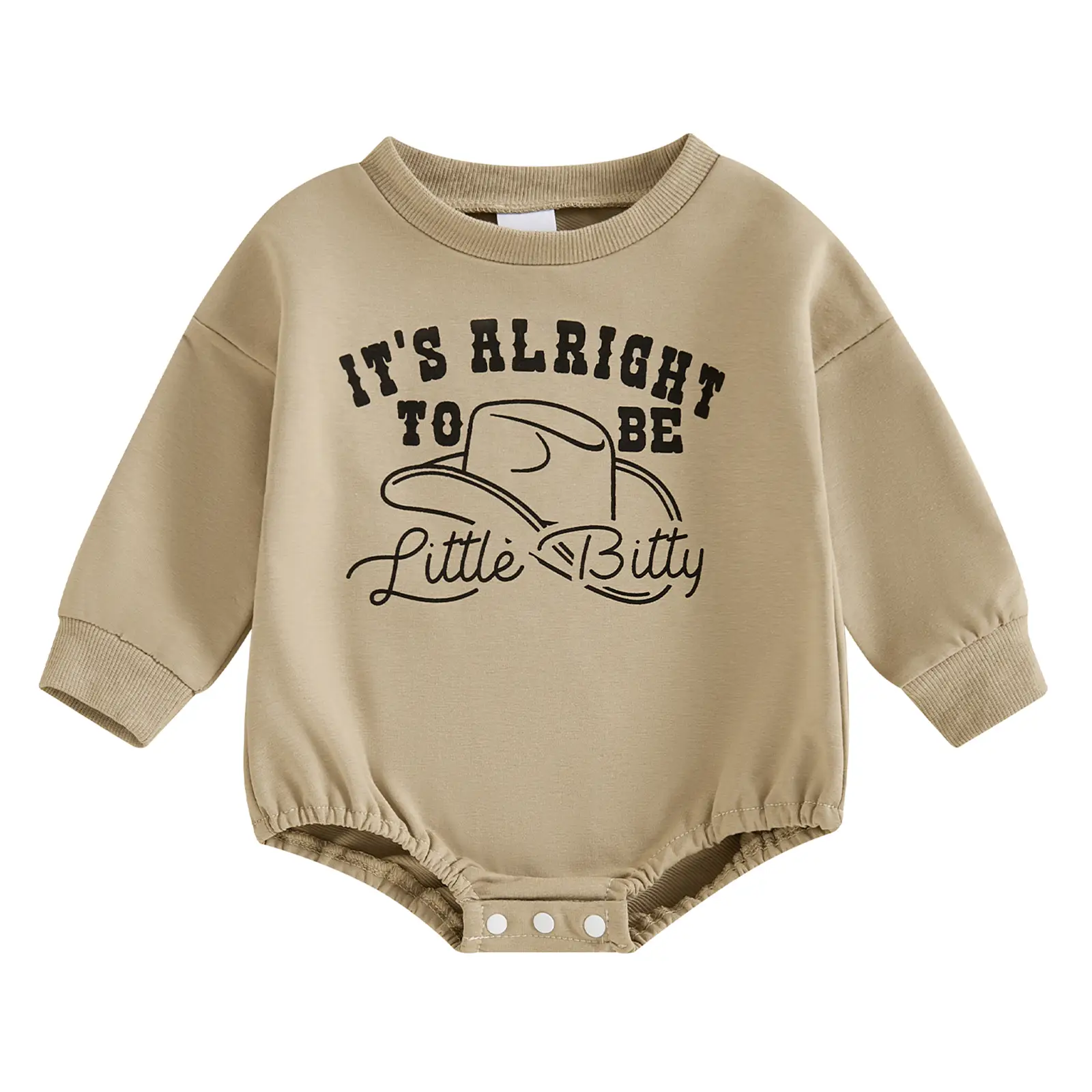 Baby Cowboy Outfit Newborn Boy Girl Western Sweatshirt Romper Long Sleeve Bodysuit Infant Fall Winter Clothes