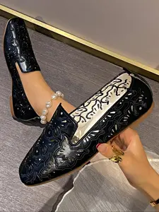 Women's Wide Fit Flat Shoes, Casual Flats, Soft Sole Flats, Classic Round Toe Slip-On Design, Fashion Ballet Style, Comfortable All-Day Wear, Perfect for Casual, Footwear