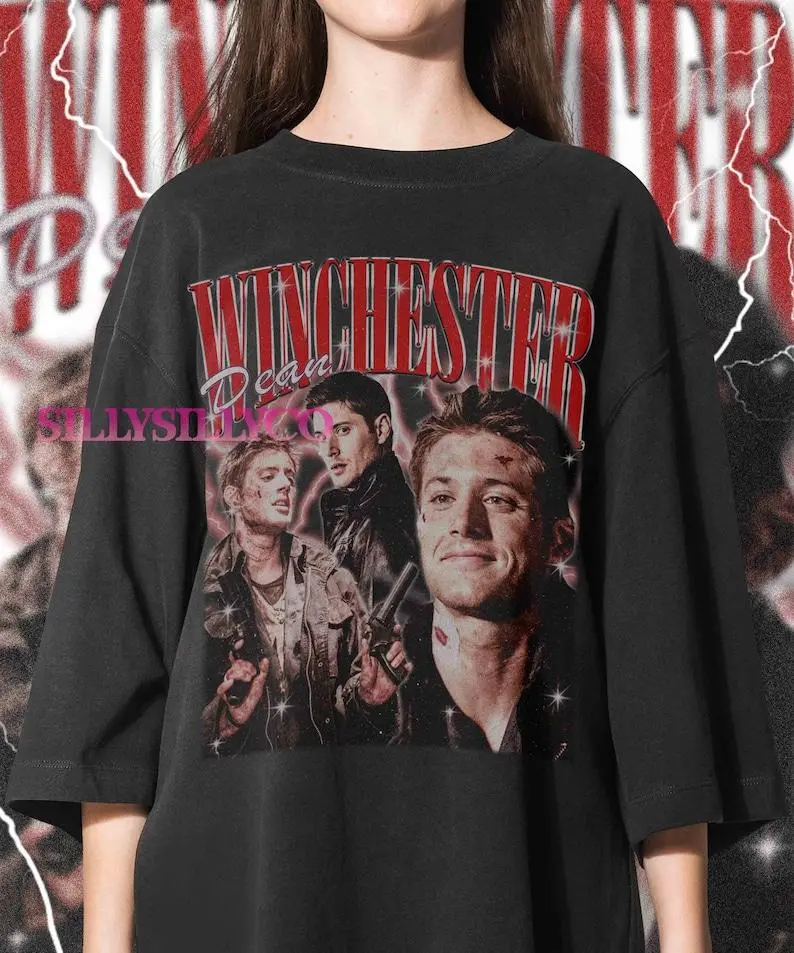 DEAN WINCHESTER Shirt, Supernatural Dean Winchester Tshirt, Dean Winchester Supernatural Sweater, Jensen Ackles Actor Retro Sweatshirt