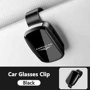 Car Sunshade Holder, and Square Sunglass Clip, for Chrysler 200 2011-2017, Car Accessories, Eye Protection Organizer