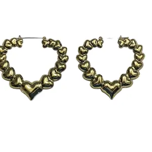 Heart Attack Large Hoop Earrings